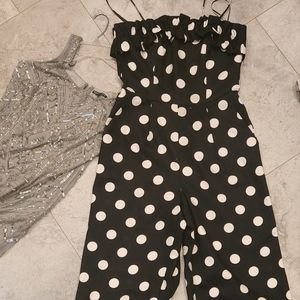 Pocker dot jumpsuit
